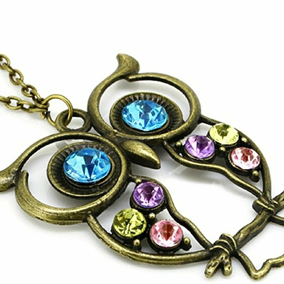 NWT⭐2 LEFT💥Vintage Inspired Owl Necklace⭐ - Picture 4 of 5